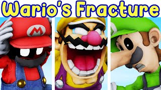Friday Night Funkin Warios Fourway Fracture five Nights At Warios  Fnf Mod