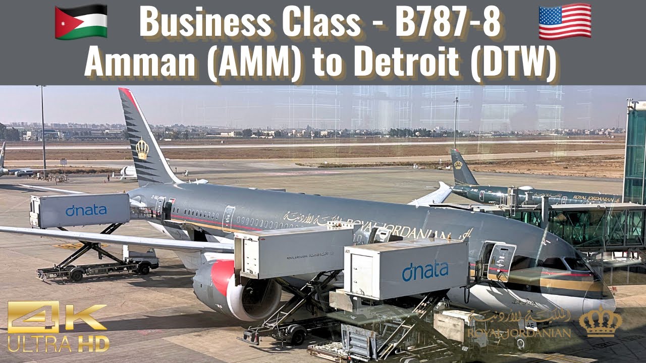 Royal Jordanian Airlines | B787-8 | Business Class | Amman (AMM) to Detroit (DTW) | Trip Report