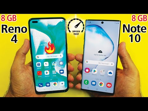 Oppo Reno 4 vs Samsung Galaxy Note 10 Speed Test & Comparison!