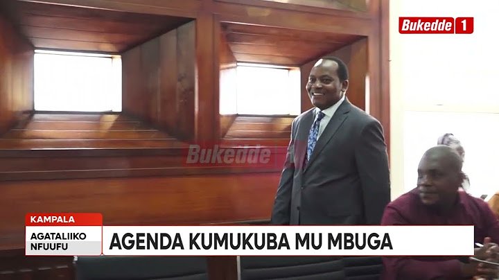 Agataliikonfuufu Mpuuga ne Kyagulanyi beggyiddeyo ebiso:Agenda mu kkooti lwa kumulebula.