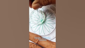 Learn to Make Spirograph Patterns for Beginners Part 5 #art #drawing #mandala #amazingart #diy