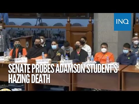 Senate probes Adamson student’s hazing death