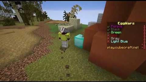 MINECRAFT FLY HACKER + KILL AURA [IGN:  raB715HD] EGGWARS CUBECRAFT