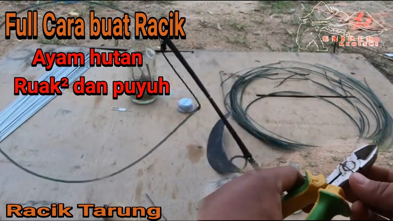 CARA BUAT RACIK AYAM HUTAN