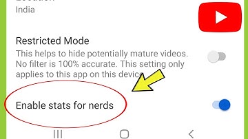 YouTube Enable Stats for nerds Setting