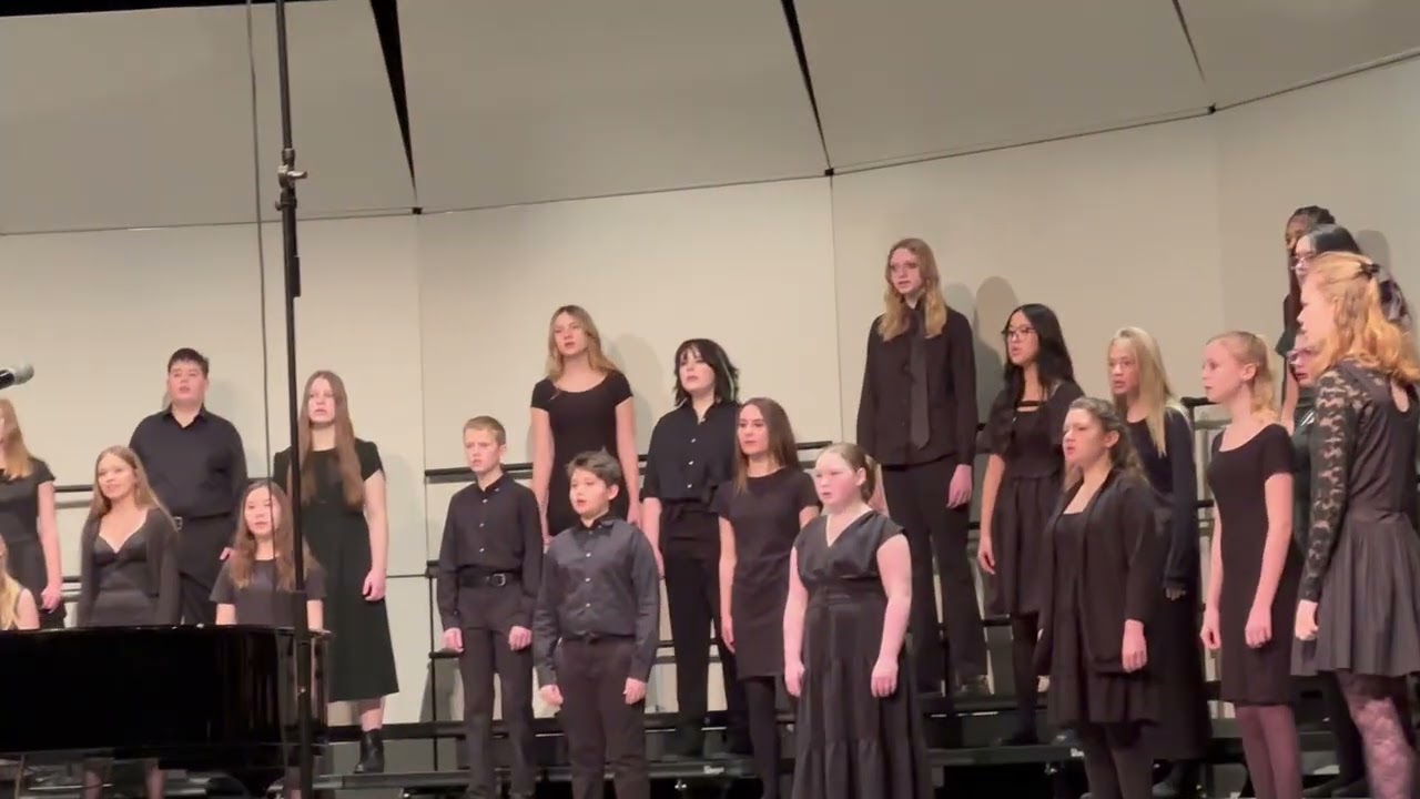 Cantante Domino performed by the 7th Grade Choir from Portage Central Middle School - 2026.03.06