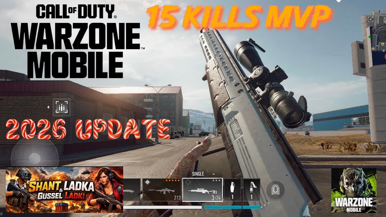 COD WARZONE MOBILE New Update 2026 Squad gameplay MVP Shant Ladka Verdansk 15 Kills(No Commentary)