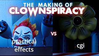 CGI/VFX vs practical effects comparison for Clownspiracy