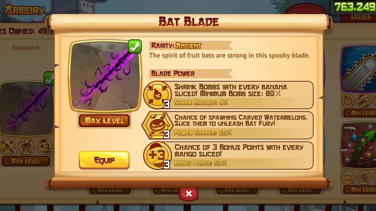 Fruit Ninja Bat Blade YouTube