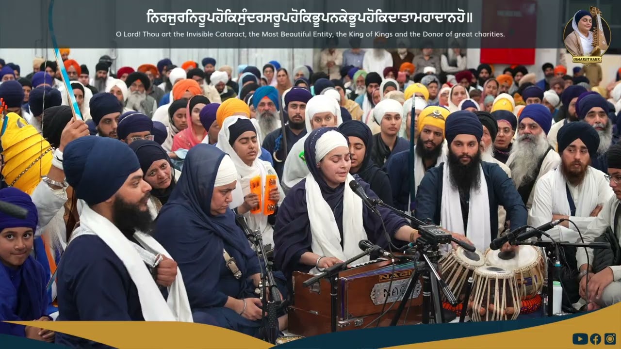 Divine Gobinde Mukande Shabad | AKJ Smagam Shepparton 2025 | Simarjit Kaur Faridabad | 4K