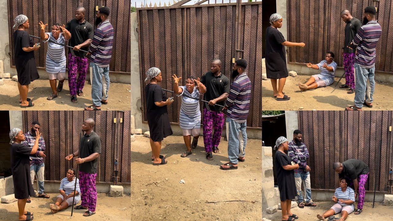 Shocking moment as a lady slap prophetess glory is now blind after trying to slap the prophetess 