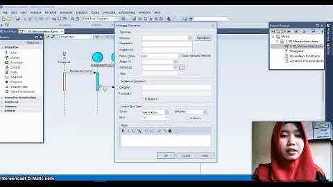 Membuat Sequence Diagram memasukkan kartu dalam sistem ATM