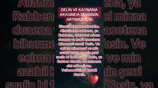 Geli̇n Kaynana Arasinda Sevgi̇ni̇n Artmasi İçi̇n Dua Resimi