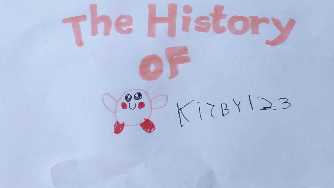 the history of Kirby 123 YouTube