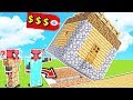 FAKİR EVİN İÇİNDE 10.000 TL'lik GİZLİ GEÇİT BULDU! 😱 - Minecraft