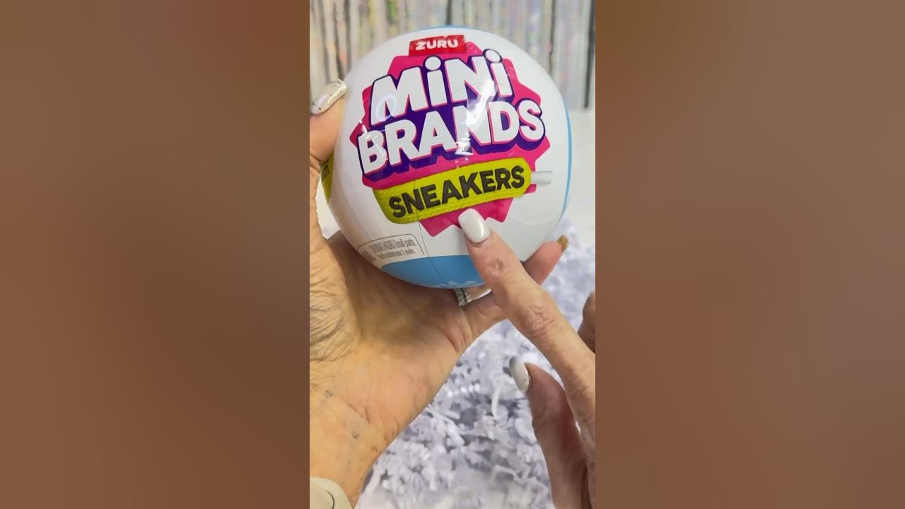 NEW!!😱Mini Brands SNEAKERS!!🧡 ASMR Toy Unboxing #minibrandssneakers , mini brands