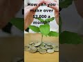#shorts| A college dropout who made over $3000 in a month reveals his methods!!!