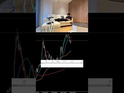 ドル円ショートで30万円ぐらい利確した1日のリアルトレード記録#fx初心者 #ドル円