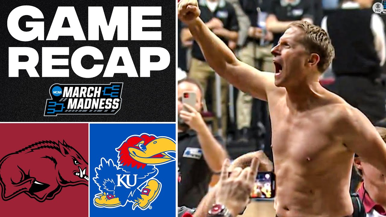 No. 8 Arkansas BEATS No. 1 Kansas to go to THIRD STRAIGHT NCAA