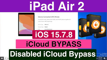 iPad Air 2 iOS 15.7.8 iCloud Unlock/Bypass With UnlockTool-ipad Air 2 (A1566) icloud Unlock 2023