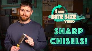 How to sharpen chisels using a sharpening stone! #woodworking #carpentry #woodworkingtips #tutorial 