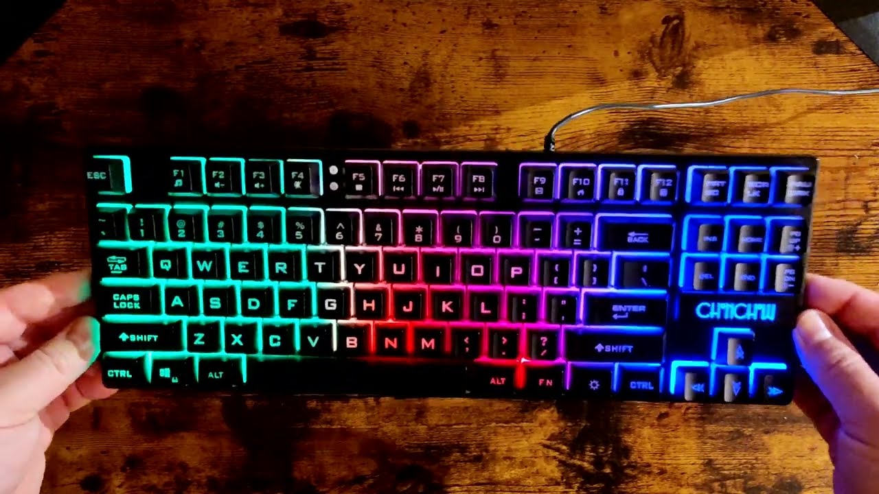 ChonChow 😏 Gaming RGB LED Keyboard  "Radi Review"....Music by YOBRAT (2024)