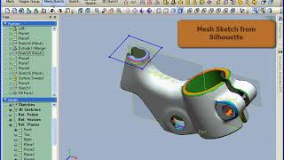 Reverse Engineering: 6 Brake Handle Rapid Form XOR (Geomagic Design X)
