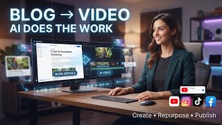 Blog2Vid Demo: Turn Any Blog Post Into an AI Video | Full AI Video Creation Walkthrough