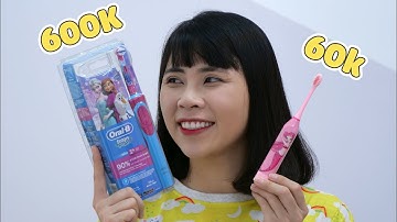 Bàn Chải Đánh Răng Tự Động 60k Và Bàn Chải 600k