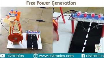 FREE POWER GENERATION | Inspire Award Ideas | Award wining Science Projects