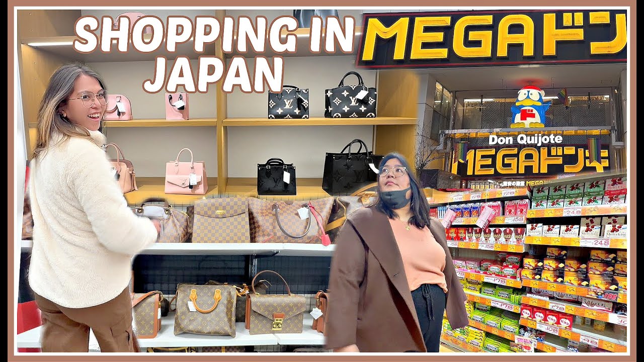 SHOPPING IN JAPAN!!! (SECONDHAND LUXURY BAGS+DON QUIXOTE) RichZigzVlogs 