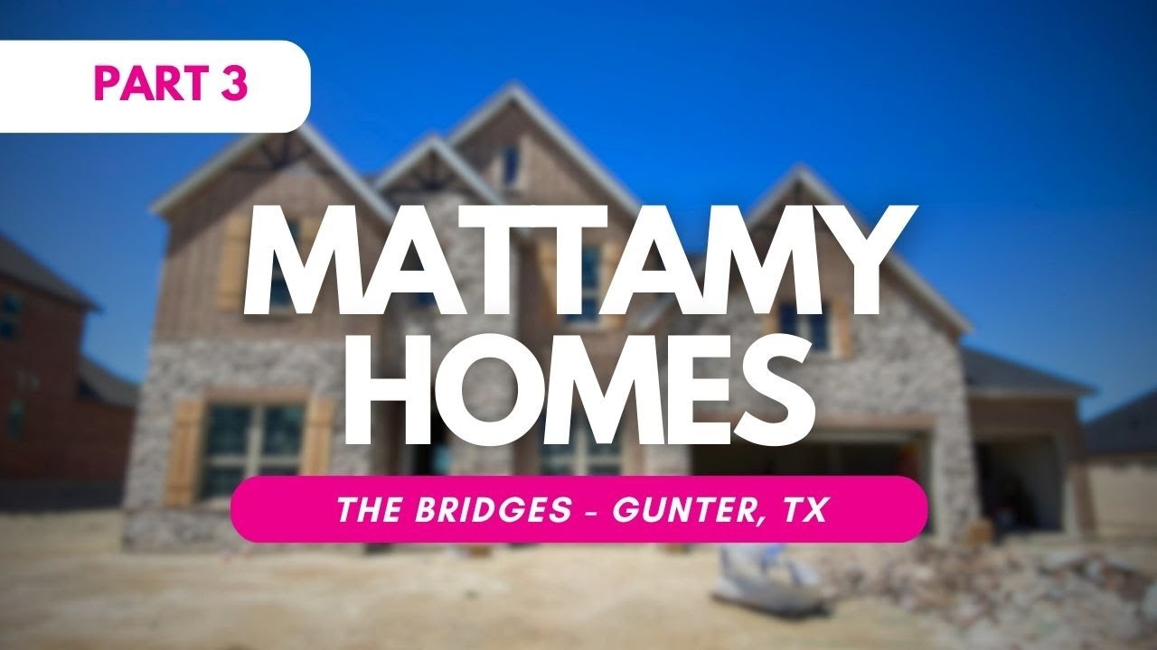 NEW HOME UPDATE! Mattamy Homes The Bridges Gunter, TX PART 3