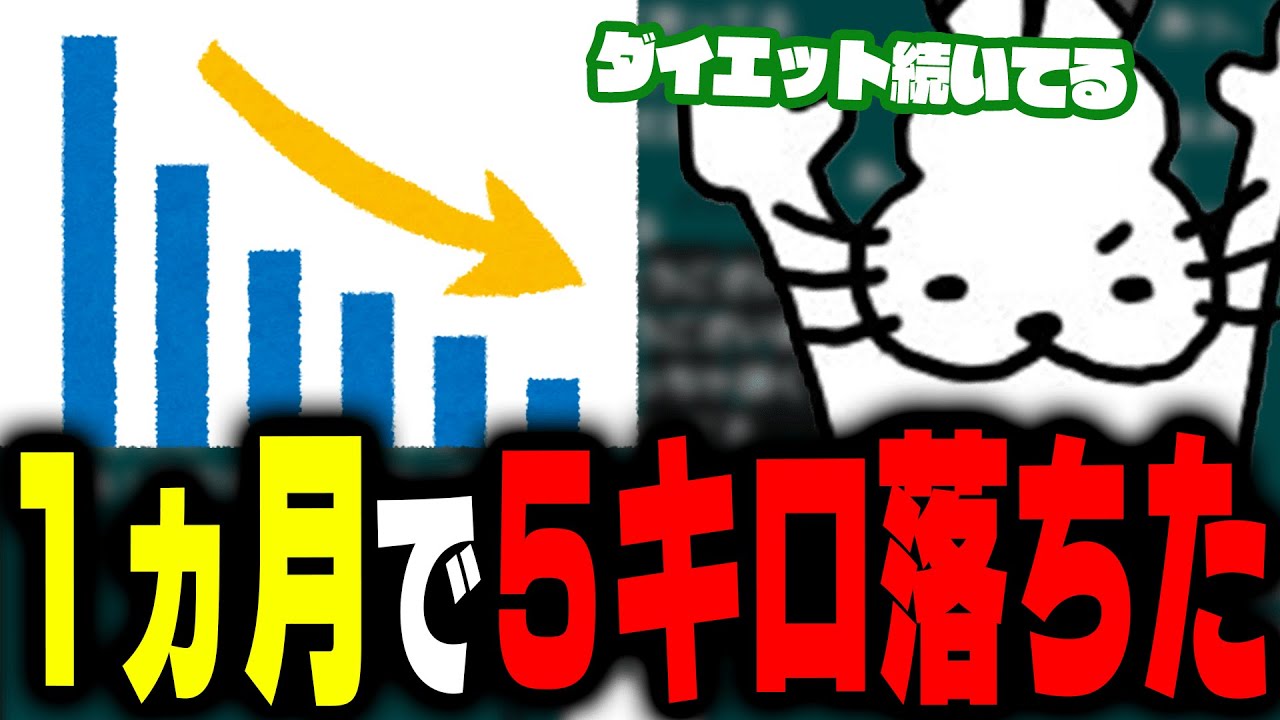 【ダイエット】1ヵ月で5キロ落としたドコムス【ドコムス雑談切り抜き】