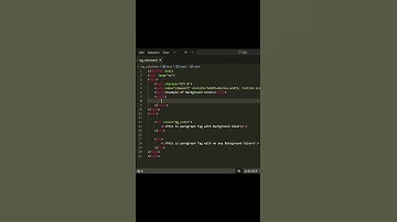 Example of Background color in CSS #coding #programming #html #css