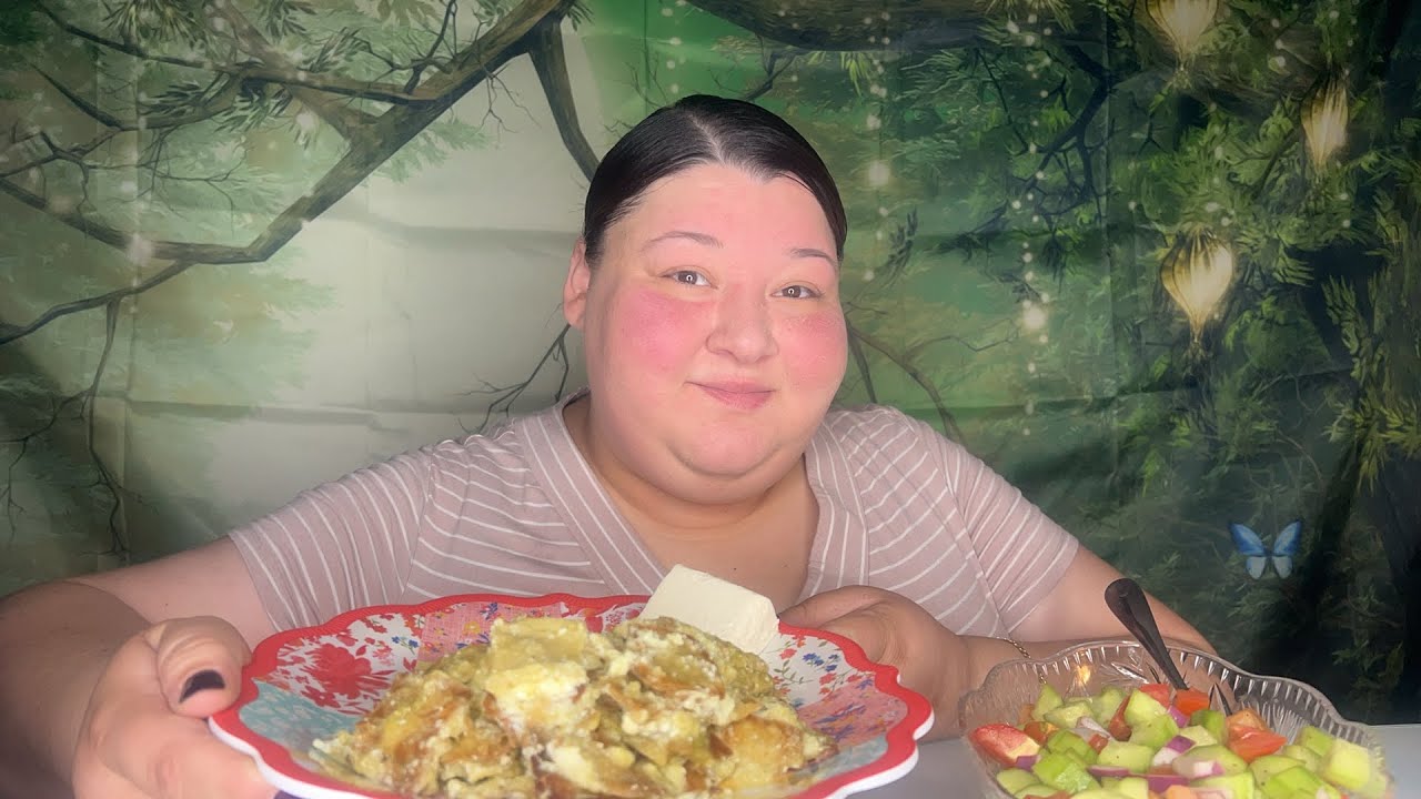 Chilaquiles Verdes & Filipino Cucumber Salad