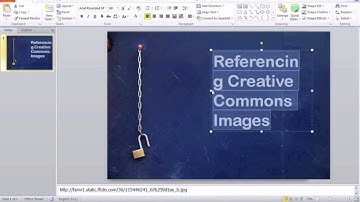 Creative Commons Images: Adding and Crediting in PowerPoint