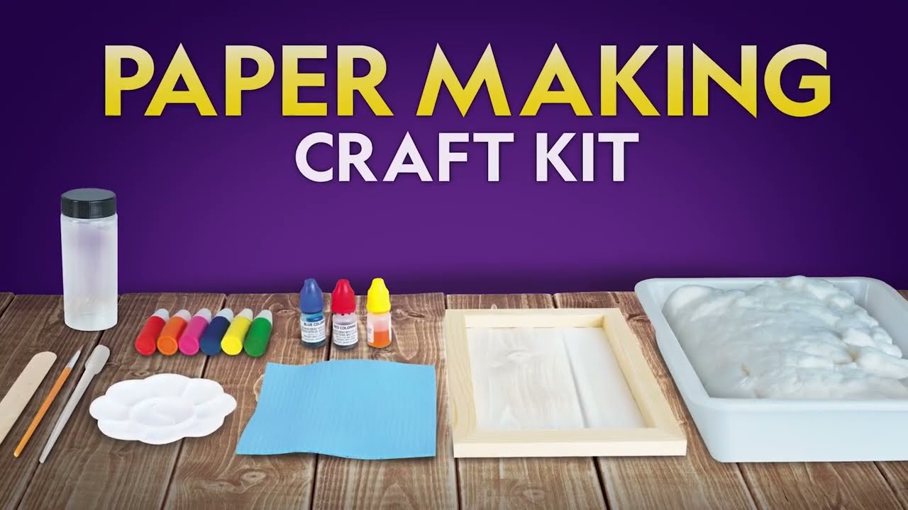 Papermaking Kit, Homemade Paper, Recycled Paper, Diy Kits for