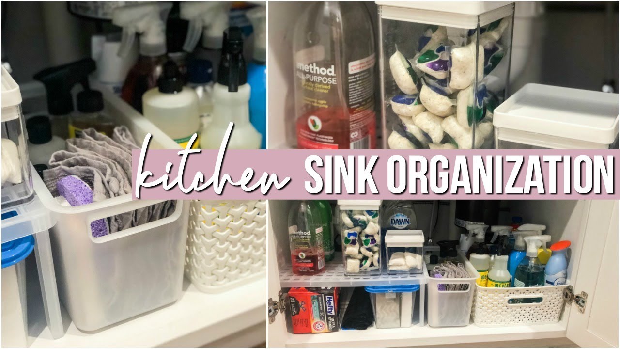 UNDER THE KITCHEN CABINET ORGANIZATION | UNDER THE KITCHEN SINK