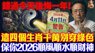 倪海廈預言警告：4月11號必看！5生肖穿紅色，4種人死忌綠色，保你2026馬年翻天覆地#倪海廈 #黃帝內經 #養生 #國學 #易經 #春節 #開運 #招財 #補財庫 #中醫 #風水 #2026運勢 screenshot 5