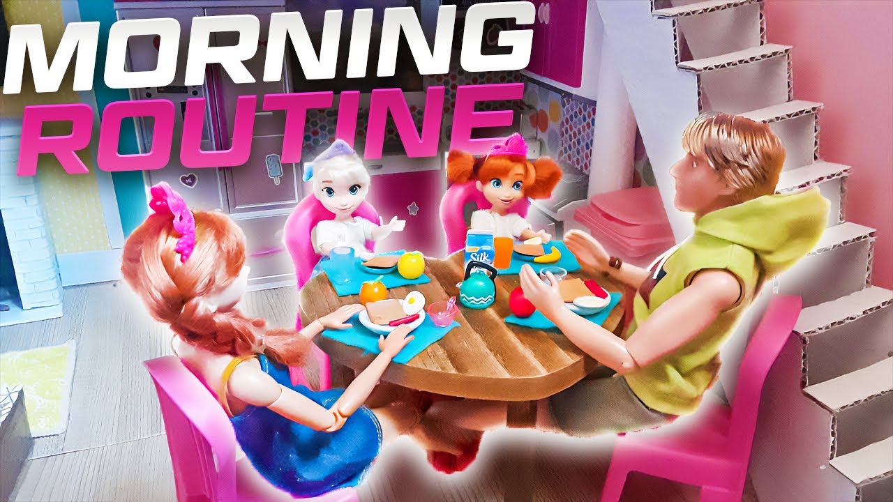 Frozen Dolls MORNING ROUTINE