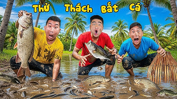 Gấu Đỏ TV - Thử Thách Bắt Cá Suối Bằng Tất Cả Các Dụng Cụ Trong 8 Tiếng