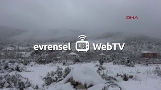 Antalyaya 23 Yıl Sonra Kar Yağdı