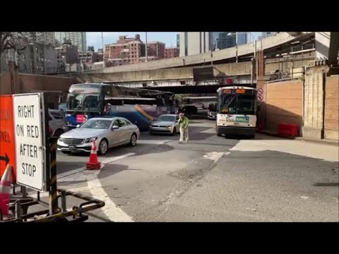 The Morning Rush at the Port Authority Bus Terminal Ramps (EDITED ...