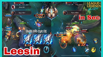 Leesin Rừng Buid Đồ Cực Dị Có 1 Không 2 Cho Leesin Của Bão - LMHT Tốc Chiến