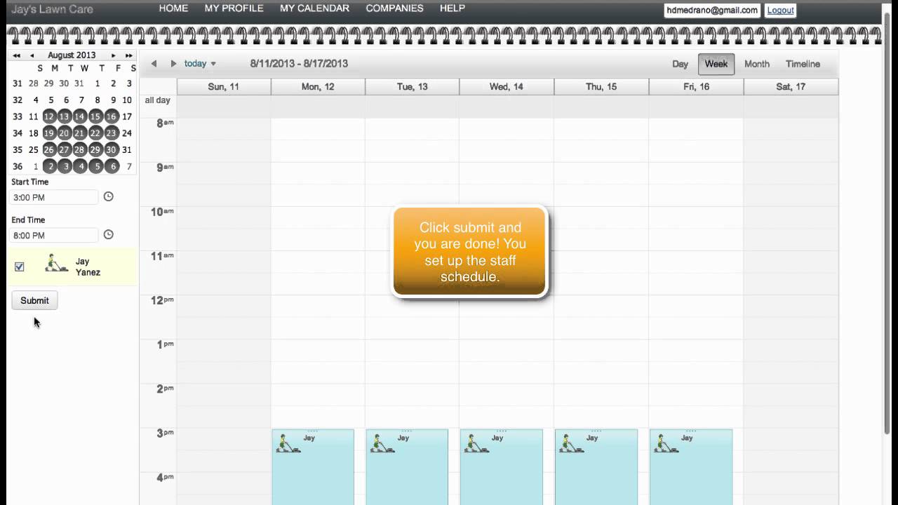 Create Schedule - YouTube