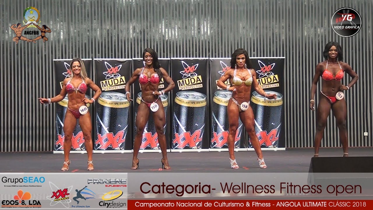 IFBB ANGOLA CAMPEONATO    CATEGORIA WELLNESS FITNESS OPEN - YouTube