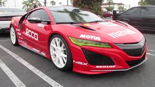 Custom Red Acura NSX w/ Blaque Diamond Wheels
