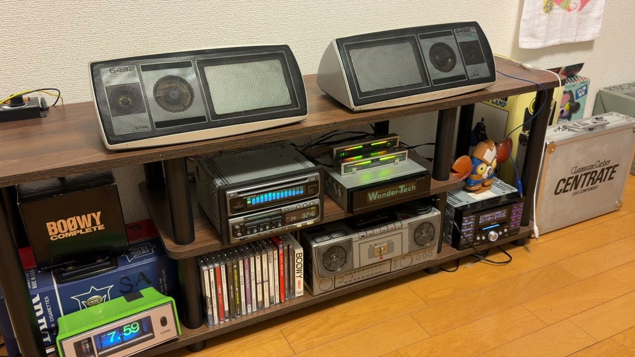 ALPINE 6432 動作OK現状品 光るスピーカー イルミ イルミネーション