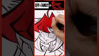 Spy x Family as a HORROR? Draw Anya in Scary Fairy Tales Style #spyxfamily #meiyu #art @meiyu