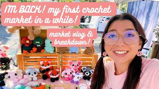 My First Crochet Market in Months! 🧶 What Sold + How Much I Made